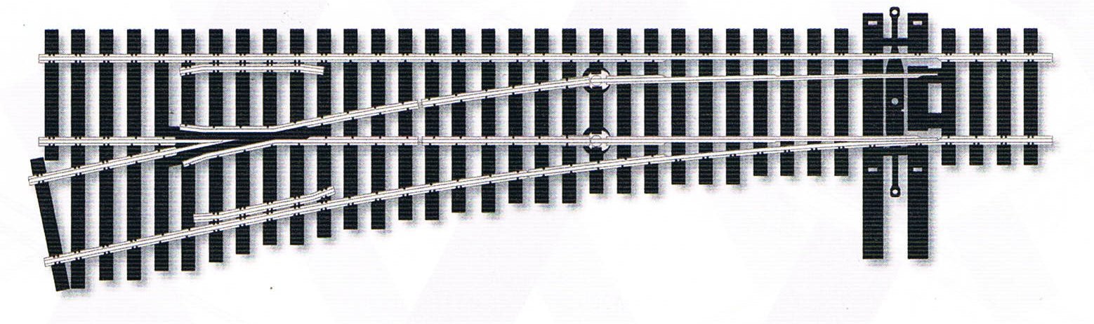 Peco SL - E8352 HO Code 83 Electrofrog 5 Left Hand Turnout - House of Trains