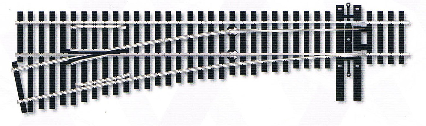 Peco SL - E8352 HO Code 83 Electrofrog 5 Left Hand Turnout - House of Trains