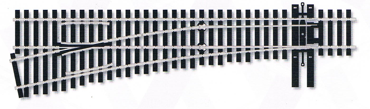 Peco SL - E8352 HO Code 83 Electrofrog 5 Left Hand Turnout - House of Trains