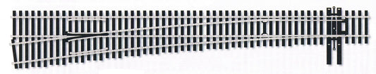 Peco SL - E8382 HO Code 83 Electrofrog 8 Left Hand Turnout - House of Trains