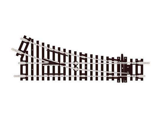 Peco ST-240 HO, Code 100, No 2 Radius Turnout, Right Hand - House of Trains