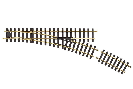 PIKO 35227 G Scale Manual Switch Right Hand 22.5 Degree and Curved Rail G - R7 7.5 degree - House of Trains
