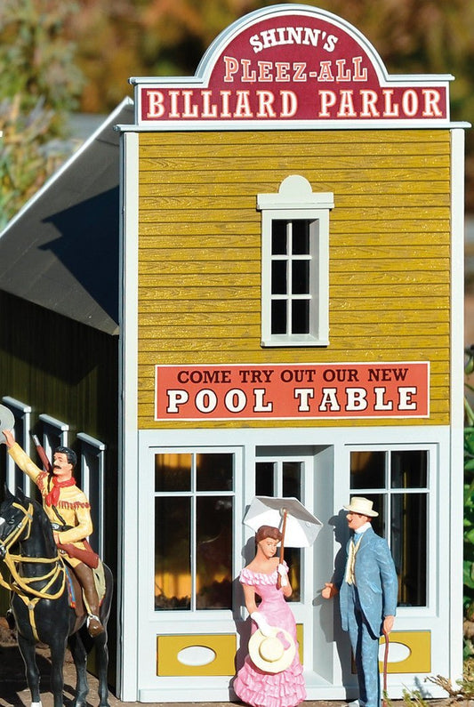 PIKO 62715 G Scale River City Shinn's Billiard Parlor, Built - Up - House of Trains