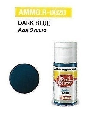 Rail Center Paint R - 0020, Dark Blue, 15ml bottle, Acrylic Paint - House of Trains