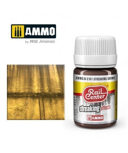 Rail Center Paint R - 2101, Streaking Effects, Grime, 35ml bottle, Enamel Paint - House of Trains