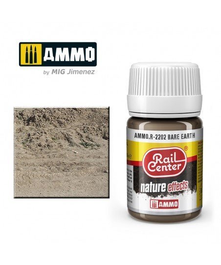 Rail Center Paint R - 2202, Nature Effects, Bare Earth, 35ml bottle, Enamel Paint - House of Trains