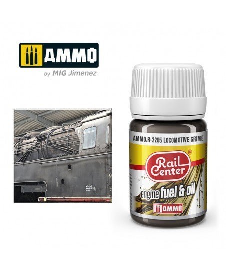 Rail Center Paint R - 2205, Nature Effects, Locomotive Grime, 35ml bottle, Enamel Paint - House of Trains
