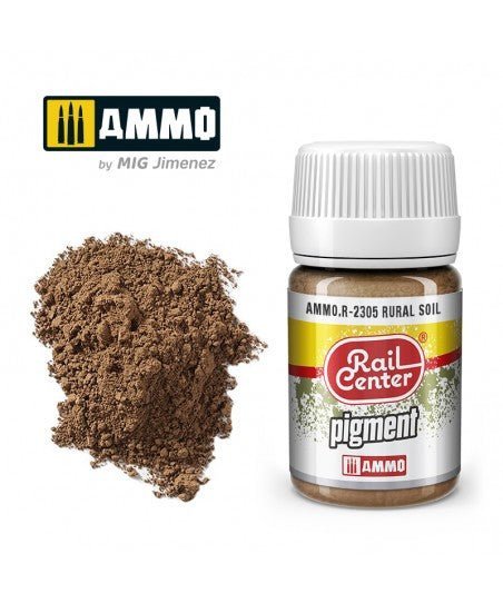 Rail Center Paint R - 2305, Pigment, Rural Soil, 35ml bottle, Dry Pigment - House of Trains