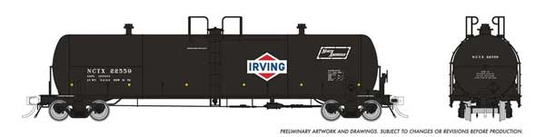 Rapido 135014A HO, Procor GP20 Tank Car, Irving Oil, NCTX, 22569 - House of Trains