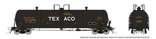 Rapido 135020A HO, Procor GP20 Tank Car, Texaco, UTLX, 47859 - House of Trains