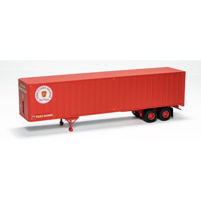 Rapido 138018A - 2 HO, 50' Flat Car, TTX, 475204, 40' Trailer - House of Trains