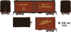 Rapido 154004A HO, B - 50 - 41 ACR Box Car, UP, 102473 - House of Trains