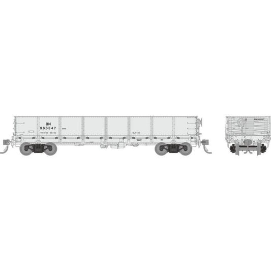 Rapido 163011 HO, Drop-Bottom Gondola, 3-Pack, MOW, BN - House of Trains