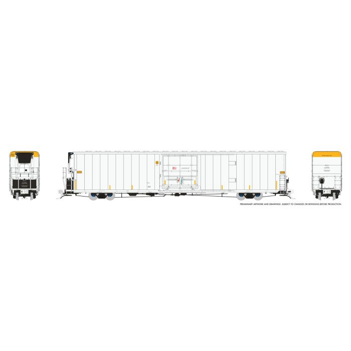 Rapido 167599 HO, Greenbrier 7780 CU FT Reefer, Sound, Unlettered - House of Trains