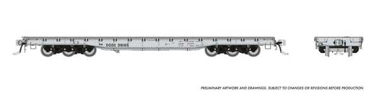 Rapido 199005A HO, Magor Heavy Duty Flat Car, DODX Navy Scheme, DODX 38470 - House of Trains