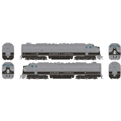 Rapido 28817 HO, EMD E9A - E9A Set, with HEP, LokSound, Illinois Central - House of Trains