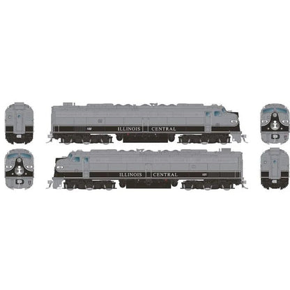 Rapido 28817 HO, EMD E9A - E9A Set, with HEP, LokSound, Illinois Central - House of Trains