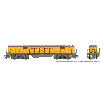 Rapido 40529 HO, GP40 Mother, Slug, LokSound, UP, 3000, S300 - House of Trains