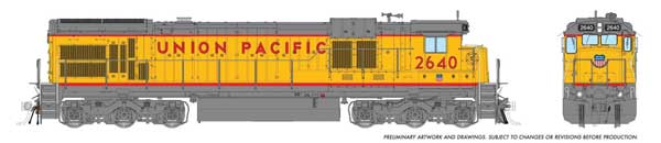 Rapido 42628 HO, GE C36-7, ESU LokSound and DCC, Union Pacific, UP, 2621, 1995+ - House of Trains