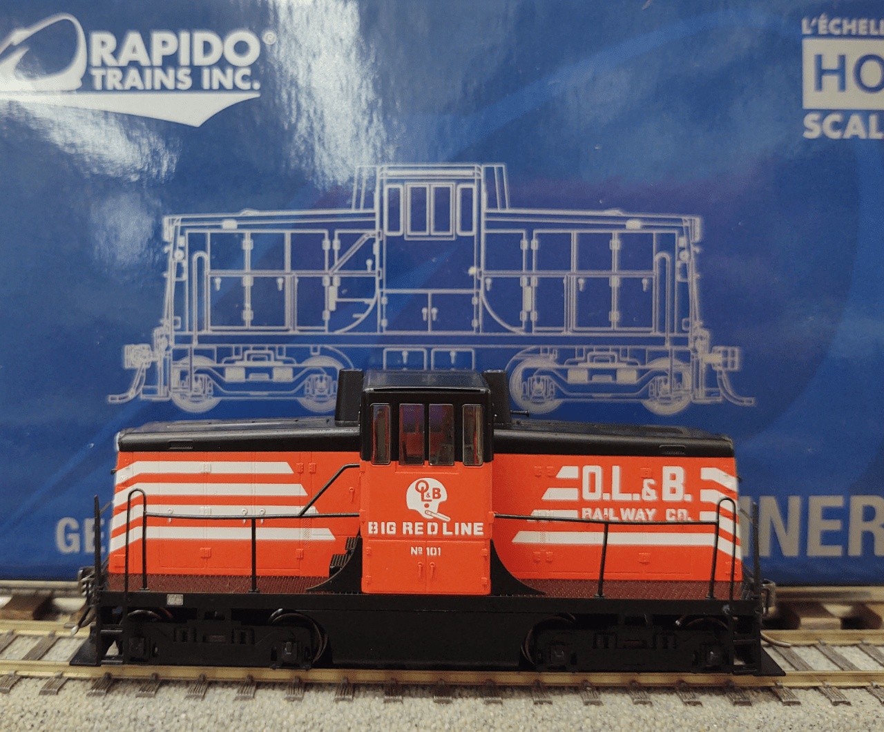 Rapido 48573 HO, GE 44 Tonner, LokSound, Omaha Lincoln and Beatrice, 1950+, OLB 101 - House of Trains