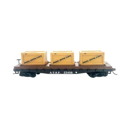 Rock Island Hobby 32213 HO, 40' Flat Car, Load, ATSF, 22456 - House of Trains
