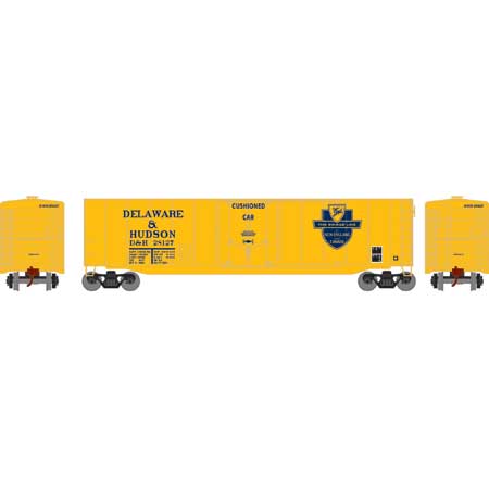 Roundhouse 1149 HO, 50' Plug Door Smooth Side Box Car, Delaware and Hudson, DH, 28127 - House of Trains