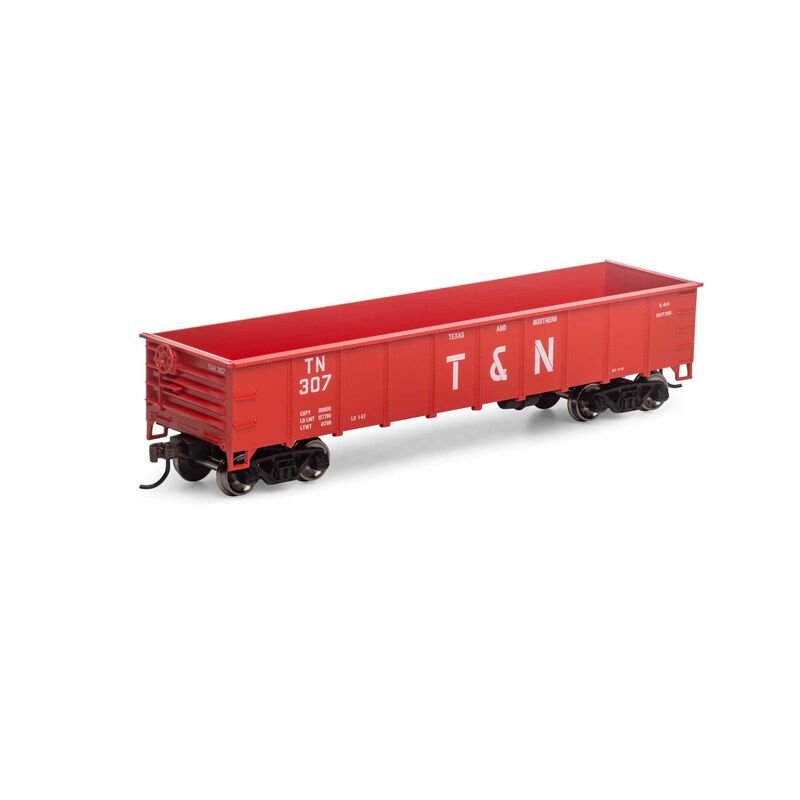 Roundhouse 1243 HO, 40' Gondola, Open, Texas and Northern, TN, 307 - House of Trains