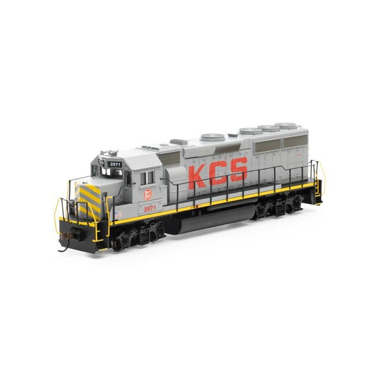 Roundhouse 18251 HO, GP40 - 2, LED Light, DCC Ready, Kansas City Southern, KCS, 2971 - House of Trains