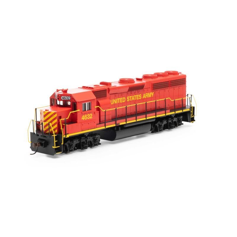Roundhouse 18255 HO, GP40 - 2, LED Light, DCC Ready, United States Army, 4632 - House of Trains