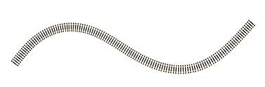 Atlas 500 HO, Code 83, 36" Super-Flex Track