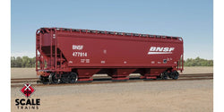 Scale Trains 11820 HO, Operator, Greenbrier Gunderson, 5188cf Covered Hopper, BNSF, 477475 - House of Trains