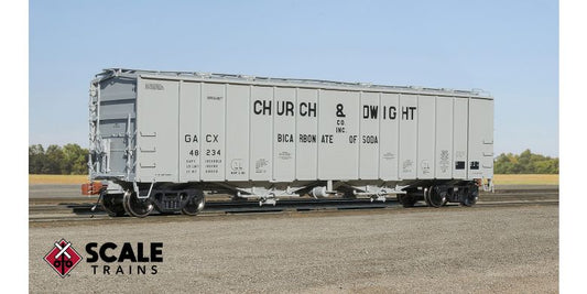 Scale Trains 32997 HO, GATC 4180cf Airslide Covered Hopper, Rivet Counter, GACX, 48246 - House of Trains