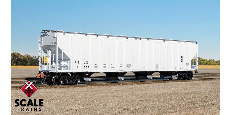Scale Trains 33672 HO, Rivet Counter, PS - 2 5820cf Covered Hopper, Northern Petrochemical, PTLX, 41397 - House of Trains