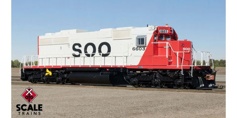 Scale Trains 38829 HO, Rivet Counter, LokSound SD40-2, SOO, 6604 - House of Trains