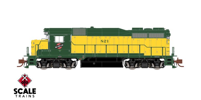 Scale Trains 39947 N, Rivet Counter, LokSound, GP30, CNW, 821 - House of Trains