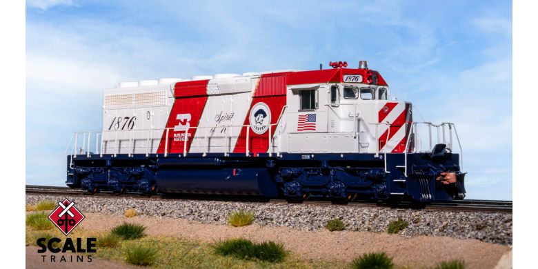 Scale Trains 40756 HO, DCC READY, EMD SD40 - 2, Bicentennial, BN 1876 - House of Trains