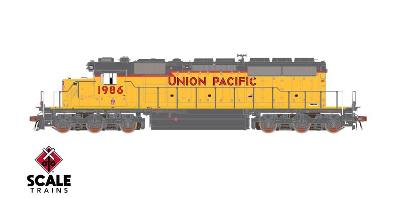Scale Trains 40811 HO, LokSound, EMD SD40N, 88" Nose, UP 1986 - House of Trains