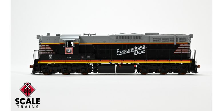 Scale Trains 41142 HO, EMD SD7, Loksound, Chicago CBQ 308 - House of Trains