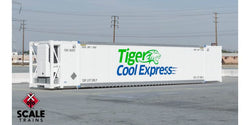 Scale Trains SXT11715 HO, 53' Container, 3 Pack, Tiger Cool Express - House of Trains