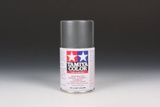 Tamiya 85042 TS-42 Semi Gloss Light Gun Metal Spray Paint, 3.4 ounce - House of Trains