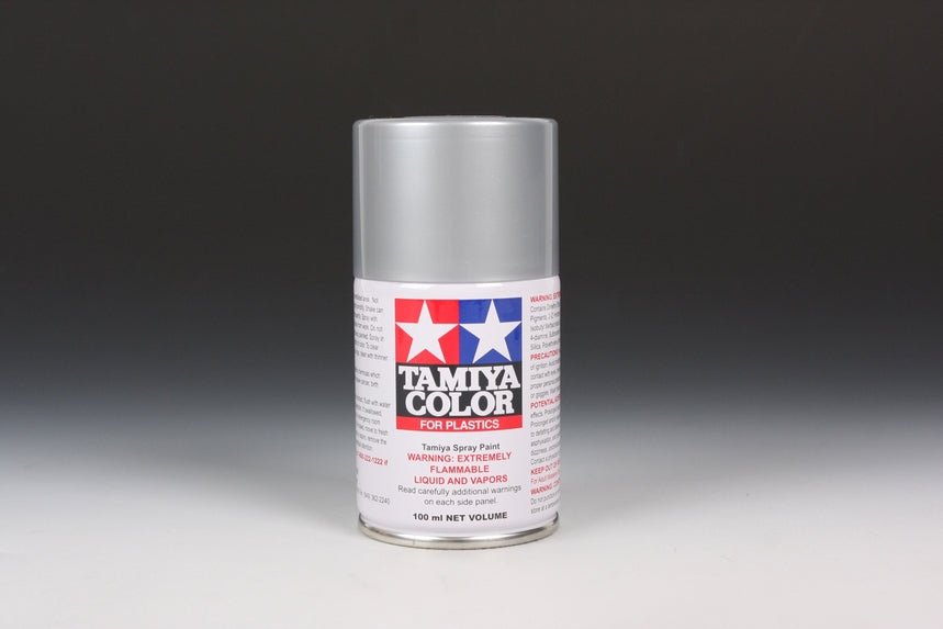 Tamiya 85083 TS - 80 Metallic Silver Spray Paint, 3.4 ounce - House of Trains