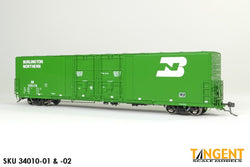 Tangent 34010 - 01 HO, 5880cf 60' Box Car, BN, 355170 - House of Trains