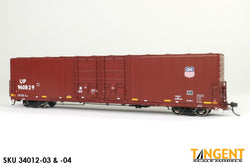 Tangent 34012 - 03 HO, 5880cf 60' Box Car, UP, 960829 - House of Trains