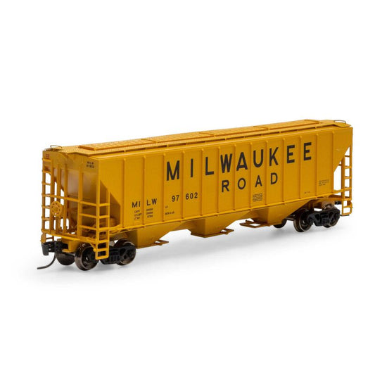 Athearn 27410 N, PS 4427 3-Bay Covered Hopper, MILW, 97602