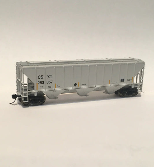Trainworx 24424 - 02 N, PS2CD 4427 Covered Hopper, CSX, CSXT, 253857 - House of Trains