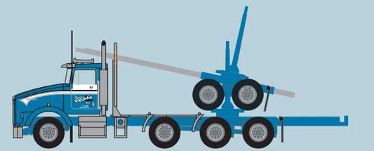 Trainworx 58002 N, Kenworth T800, Legends of the Road, Gene Whitaker, Blue - House of Trains