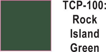Tru Color TCP - 100 Rock Island Green Paint 1 ounce - House of Trains