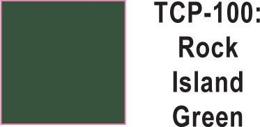 Tru Color TCP - 100 Rock Island Green Paint 1 ounce - House of Trains