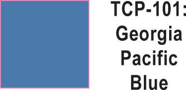 Tru Color TCP - 101 Georgia Pacific Blue Paint 1 ounce - House of Trains