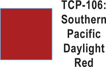 Tru Color TCP - 106 Southern Pacific Daylight Red Paint 1 ounce - House of Trains
